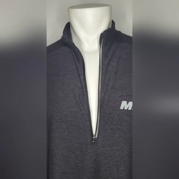 Lululemon Size XL/TG Black/grey JacketTech Half Zip -